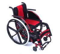 Silla de ruedas de transporte, silla de ruedas portátil, deportiva, silla de ruedas manual, ultraligera, de aleación de aluminio, para personas mayores, silla de ruedas plegable, ayuda de movilidad