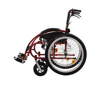 Silla de ruedas,Deporte Ocio 13Kg Portátil Plegable Cómodo Reposabrazos Columpio Reposapiés 115Kg Cojinete de carga 46 * 48Cm Asiento y entrenamiento de rehabilitación