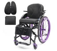 Silla De Ruedas Deportiva Ligera,tres Respaldos,silla De Ruedas De Transporte Plegable,silla De Ruedas De Aleación De Aluminio Todo Terreno,silla De Ruedas Ligera Para Adultos,sillas De Ruedas Manuale