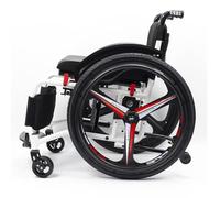 Silla de Ruedas Deportiva Manual Plegable - Ultraligera de Aleación de Aluminio,carga 100 kg,Silla de Ruedas Autopropulsable,Silla de ruedas de tránsito,liberación rápida(Seat width 40cm/15.7in,A)