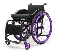 Silla de ruedas deportiva, marco de aluminio, estilo moderno, ruedas giratorias, antivuelco, respaldo ajustable, amortiguación cómoda, ligera y plegable, silla de ruedas plegable portátil para adultos