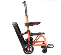Silla De Ruedas Eléctrica 2 En 1 + Silla De Escalera Con Orugas Herramienta De Asistencia Móvil Plegable Silla Subeescaleras Móvil Silla Subeescaleras Para Pacientes Carga 160 Kg