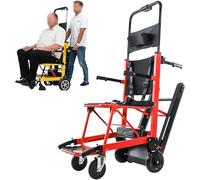 Silla de ruedas eléctrica, carrito para silla de ruedas para subir escaleras - Silla portátil plegable - Elevador de escaleras - Sube escaleras eléctrico - Puede subir y bajar escaleras