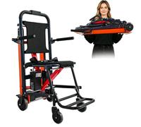 Silla De Ruedas Eléctrica Con Sistema De Orugas Para Subir Escaleras,Plegable Y Portátil,Con Chasis De Aleación De Aluminio,Peso Neto De 19 Kg E Incluye Batería De Litio Blue 6ah