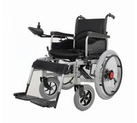 Silla de ruedas eléctrica de 500 W con doble motor | Capacidad de carga: 100 kg | Ruedas traseras de 22 pulgadas | Diseño plegable | 5 opciones de color(Black,20AH)