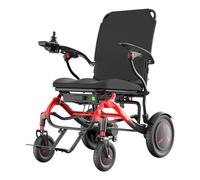 Silla de ruedas eléctrica de carbono plegable ligera 14,5 kg: 25 km Silla de ruedas eléctrica plegable para personas mayores de hasta 150 kg