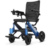 Silla de ruedas eléctrica: diseño ergonómico y plegable ligero para adultos, tamaño compacto que se adapta al maletero del coche, fácil de usar y de alto rendimiento