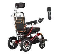 Silla De Ruedas Eléctrica Dos Baterías, Plegable Liviana, Portátil DireccióN Suave Y Precisa