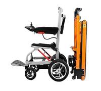 Silla De Ruedas Eléctrica Elevador De Escaleras Eléctrico Vehículo Oruga Para Subir Escaleras Con Motor Sin Escobillas De 200 W,Capacidad De Carga Máxima De 150 Kg (330 Lb) A