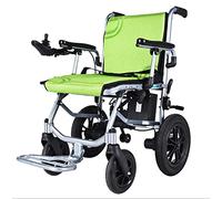 Silla de ruedas eléctrica liviana, la aleación de aluminio se puede abrir/plegar en 3 segundos, la silla de ruedas eléctrica más compacta con motor dual, que brinda a las personas mayores hasta 12,4 m