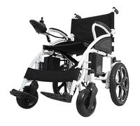 Silla de ruedas eléctrica para adultos, andador eléctrico de cuatro ruedas para ancianos, plegable, motores duales, adecuado para el hogar, fuera, viajes