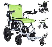 Silla De Ruedas Eléctrica Para Adultos-Scooter De Movilidad-Control Dual-Dispositivo De Silla De Ruedas Eléctrica Plegable Resistente a La Intemperie-Soporta Carga De 100 Kg