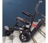 Silla de ruedas eléctrica para ancianos y discapacitados, velocidad ajustable para ascenso y descenso seguros en escaleras