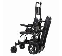 Silla de ruedas eléctrica para escalar escaleras con orugas, elevadores de escaleras eléctricas para personas mayores, silla de escalera, silla de ruedas plegable y liviana para subir escaleras c