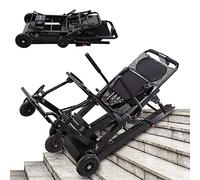 Silla de ruedas eléctrica para escalar escaleras, silla plegable para evacuación de ancianos con capacidad de 300 kg - Escalera ajustable