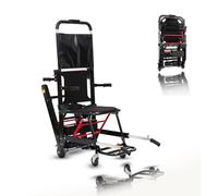 Silla de ruedas eléctrica para escalar, silla elevadora de escaleras plegable ligera con orugas tipo tanque para evacuación de escaleras móviles, ayuda para adultos y ancianos