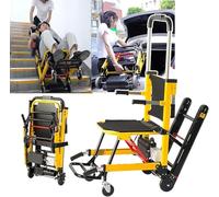 Silla de ruedas eléctrica para personas mayores con discapacidades, silla de ruedas con ascensor para pacientes, manual para subir escaleras, fácil de subir y bajar