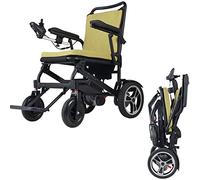 Silla de Ruedas Eléctrica para Personas Mayores Silla de Ruedas Inteligente Plegable con una Duración de la Batería de 18 a 20 Kilómetros y una Capacidad de Carga de 100 kg