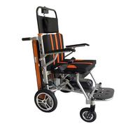 Silla De Ruedas Eléctrica para Subir Escaleras, Máquina para Subir Escaleras con Orugas, Salvaescaleras, Camilla Ligera Inteligente, Silla para Escaleras A