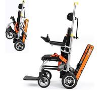Silla de ruedas eléctrica para subir escaleras Silla de ruedas eléctrica,Silla subeescaleras para pacientes Silla subeescaleras móvil, estilo oruga/inteligente, con panel de control/para subir/bajar,