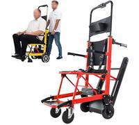 Silla de ruedas eléctrica para subir escaleras Silla de ruedas para subir escaleras, oruga de escalera eléctrica, elevador de escaleras multifuncional plegable, práctico para ancianos, disca