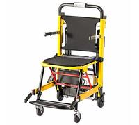 Silla de ruedas eléctrica para subir escaleras, silla de ruedas plegable para ancianos, carrito de utilidad ajustable para pacientes discapacitados y transferencia de mercancías