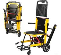 Silla de ruedas eléctrica para subir escaleras | Sistema de oruga todo terreno para ancianos y pacientes | Ascenso y descenso seguros en escaleras | Silla de movilidad interior y exterior