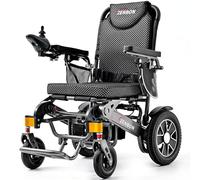 Silla de Ruedas Eléctrica Plegable Automática 35 KM: 700 W Silla de Ruedas Electrica con Mando a Distancia - Silla de Ruedas Eléctrica Plegable Ligera para Personas Mayores de Hasta 150