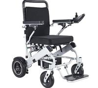 Silla de ruedas eléctrica plegable con freno electromagnético portátil, silla de ruedas eléctrica con cojín transpirable, adaptable a diversas superficies de carretera