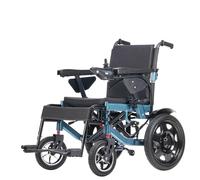 Silla de ruedas eléctrica plegable de 500 W, batería de 12 Ah homologada for viajes en avión, autonomía de 15 km y capacidad de carga de 120 kg, plegado con un solo botón y diseño antivuelco.