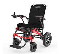 Silla de Ruedas Eléctrica Plegable de Carbono 19,8 kg: Silla de Ruedas Eléctrica Ligera y Plegable con Ruedas Grandes de PU de 30 cm para Todo Tipo de Terrenos Hasta 150 kg