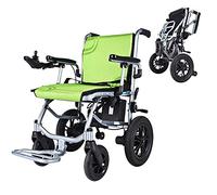 Silla De Ruedas EléCtrica Plegable, Ligera, Accionamiento Inteligente De Motor Dual, Carga: 100 Kg, Silla De Ruedas Segura Y CóModa Para Personas Mayores Y Discapacitadas, Control Dual