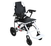 Silla de ruedas eléctrica plegable ligera para adultos | Silla de ruedas motorizada portátil de 22 kg | Motores duales de 500 W, rango de 12 millas, todo terreno, seguridad antiinclinación, apta para