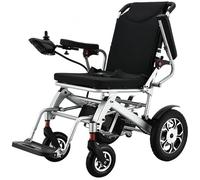 Silla de Ruedas Eléctrica Plegable Ligera, Silla de Ruedas Inteligente Totalmente Automática, Silla de Ruedas de Viaje Todo Terreno para Personas Mayores y Adultos con Movilidad Limitada(Color:B)