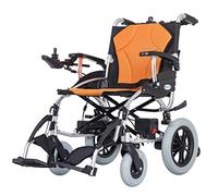 Silla de ruedas eléctrica plegable liviana, joystick inteligente de 360 °, batería de litio, silla de ruedas para transporte eléctrico, sillas de ruedas eléctricas para adultos mayores, andador c