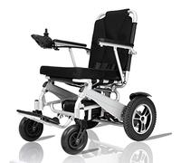 Silla de ruedas eléctrica plegable, patinete eléctrico portátil, patinete eléctrico todo terreno, carga de 100kg, palanca de Control remoto de 360° (20a)