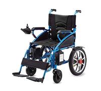 Silla de ruedas eléctrica plegable, silla de ruedas eléctrica Ayuda de movilidad personal Portátil Ligero Conmutación manual/eléctrica Batería dual para movilidad de discapacitados y ancianos,Por