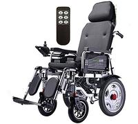 Silla de Ruedas Eléctrica Plegable, Silla de Ruedas Portátil Compacta e Inteligente, Adecuada para Ancianos, Mujeres Embarazadas y Personas con Discapacidad/A / 83×62×128cm