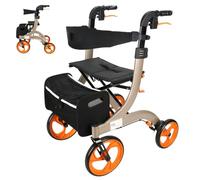 Silla de ruedas eléctrica plegable y ligera, rodador motorizado automático con frenos duales, adecuada para personas mayores y discapacitadas