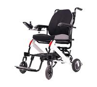 Silla de ruedas eléctrica plegable y ligera, sistema de control dual delantero y trasero, capacidad de 100 kg, plegado rápido, interruptor de un botón, manual/eléctrica