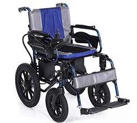 Silla de ruedas eléctrica portátil, ligera, plegable, inteligente, totalmente automática, silla eléctrica de 4 rondas para personas mayores con discapacidad Batería de iones de litio Resistencia