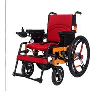 Silla de Ruedas Electrica Portatil, Silla de Ruedas Eléctrica Plegable y Ligera, Silla de Ruedas Todo Terreno Motorizada 360° Joystick, para Ancianos y Discapacitados. (Color : B)