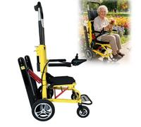 Silla De Ruedas Eléctrica,Salvaescaleras Eléctricos,Silla De Ruedas Oruga Para Subir Escaleras,Silla De Ruedas Plegable Y Portátil Para Escaleras,Batería De Litio De 13,4 Ah A