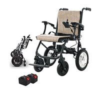 Silla de ruedas eléctrica, scooter de movilidad plegable y liviano, control dual que se puede abrir en 1 segundo, resistente a la intemperie, súper liviano, plegable, resistente, motorizado dual, pote