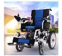 Silla de ruedas eléctrica Silla de ruedas ligera,Silla de ruedas eléctrica plegable de doble función,Fabricación de aluminio aeroespacial,Batería de iones de litio,Joystick de 360°,Alfombra cómoda par