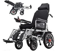 Silla de ruedas eléctrica Silla de ruedas plegable Fácilmente plegable Silla de ruedas eléctrica completamente automática Silla de ruedas eléctrica plegable Batería de iones de litio de 500