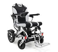 Silla de ruedas eléctrica, Silla de ruedas plegable y liviana Silla de ruedas eléctrica plegable móvil Viaje aéreo Silla eléctrica portátil eléctrica portátil para trabajos pesados Sistema de absorció