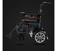 Silla de ruedas eléctrica Silla de ruedas, silla de rehabilitación médica para personas mayores, personas mayores, silla de ruedas eléctrica, silla de ruedas eléctrica plegable, ligera, extraíble, bat