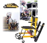 Silla De Ruedas EléCtrica sube escaleras con carretilla, con chasis de orugas, sube escaleras manual para pacientes mayores, capacidad de carga 160 kg
