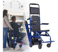 Silla De Ruedas EléCtrica Sube escaleras eléctrico con carretilla, scooter de movilidad ligero y plegable, salvaescaleras eléctricos, subida y bajada de escaleras sin esfuerzo, capacidad de